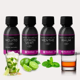 Cocktail set: Mojito Express or Virgin Mojito (alcohol free)